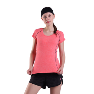 نساء جاف جاف من قميص القميص تي شيرت الرياضة التمرين الرياضي للياقة البدنية الجري